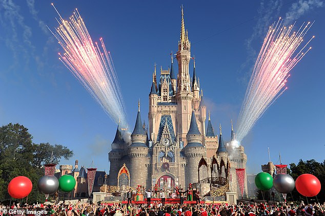 Disney World is seen in a file photo.  Disney's new Experiences group, which also includes its theme parks and resorts, cruise lines and consumer products, reported operating income of nearly $1.8 billion this quarter, up 31% from a year ago