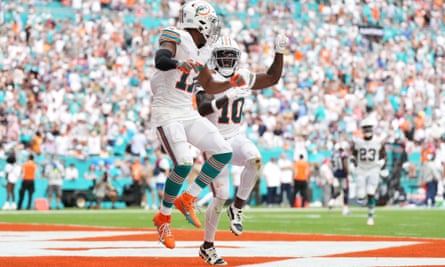 The Miami Dolphins' turbocharged offense has rocketed them to the top of the AFC East