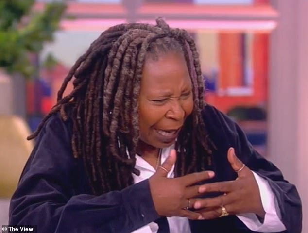 Mother-of-one Whoopi argued that women in the US 'still have to beg for healthcare'