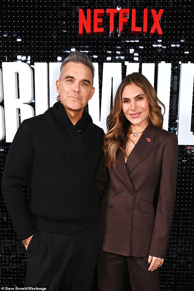 Tough time: In Robbie's new Netflix docuseries, Ayda reflected on the challenges she and the singer faced during the early days of their relationship