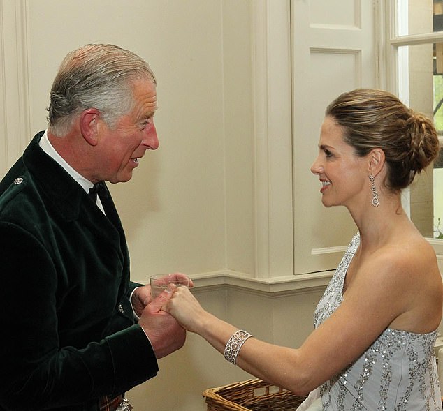 She met Prince Charles in 2012 at an equally celebrated Spanish tile brand Porcelanosa, which has a royal seal of approval