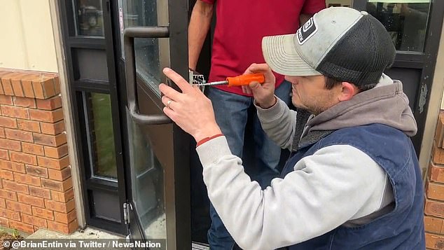 Green Charter's new board quickly hired a locksmith to replace the locks on the main government building