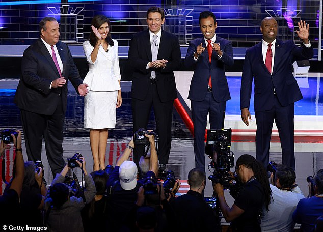 If there was a moment when the former U.N. ambassador's rising Republican star shot into the stratosphere, it was this moment at the Republican Party's primary debate in Miami.  But she encountered Vivek the Destroyer.  Or rather: Vivek the Worse.