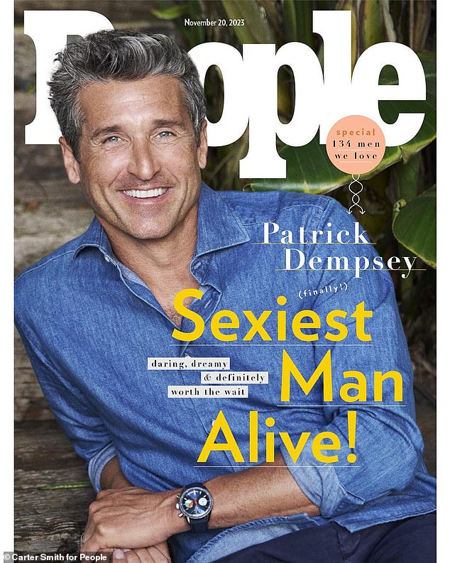 The latest: Patrick Dempsey, 57, was named the magazine's Sexiest Man of 2023 on Jimmy Kimmel Live on Tuesday night