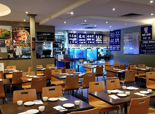 O'Brien has a house in the leafy eastern suburb of South Yarra, and on Sunday evening they dined at a local Chinese restaurant, Pacific Seafood BBQ House.