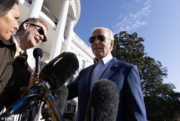 Joe Biden said it had taken “longer than I hoped” to secure the humanitarian breaks