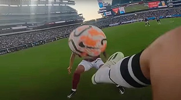 IFAB currently prevents body cameras from being used in competitive matches, so TNT Sports' trial is limited to warm-up for now, adding a unique vantage point to their reporting