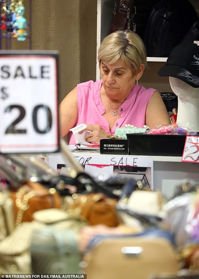 Peggy Zaromias, the owner of Nick's Handbags in Bankstown in Sydney's west, told Daily Mail Australia the move to a cashless society would impact small and family-owned businesses.