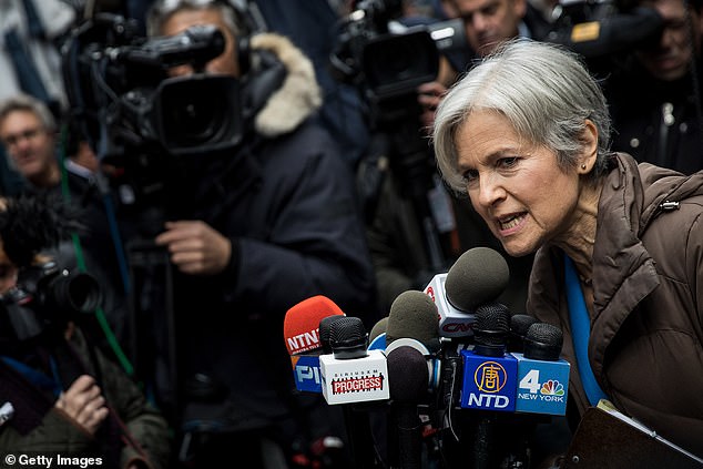 Stein pledged to erase student and medical debt and create a Green New Deal to fight climate collapse in the campaign video she shared on X (formerly known as Twitter)