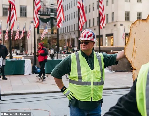 The Christmas tree was again chosen by Erik Pauze, 55, Rockefeller Center's head gardener, who started as a summer helper at Rockefeller Center in 1988 while still a student.