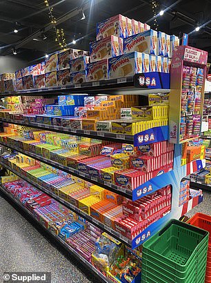 The store also contains the world's largest range of Pick 'n' Mix lollipops, with more than 1,000 sweets in the section