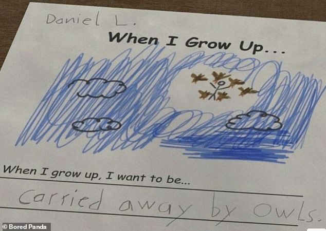 Dream big!  A young child said he wanted to be 