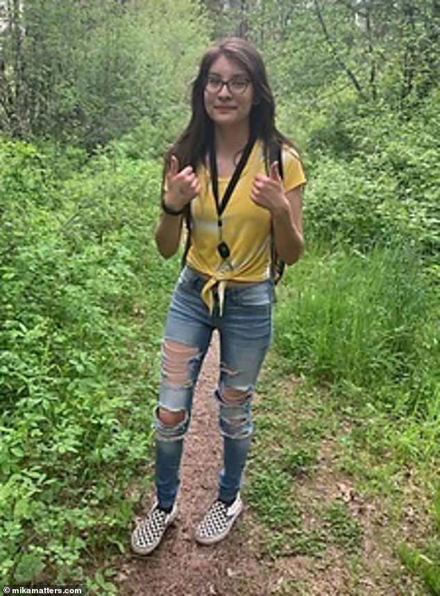 Mika Westwolf, 22, was walking along Highway 93 in the early hours of March 31 when she was struck by a vehicle and killed.