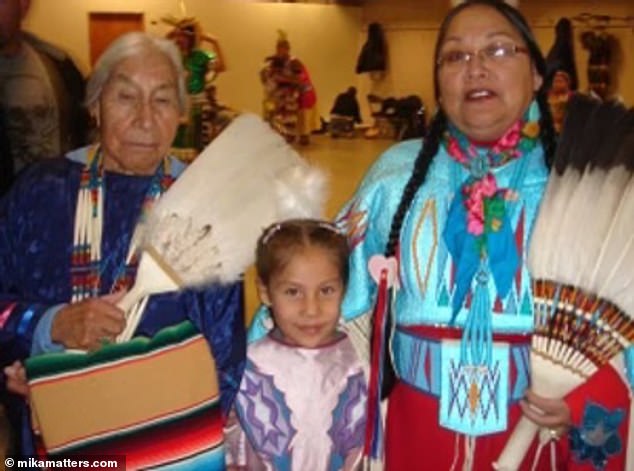 Westwolf (pictured center as a child) was one of approximately 15,560 members of the Blackfeet Nation, one of the first Native American tribes to settle in Montana