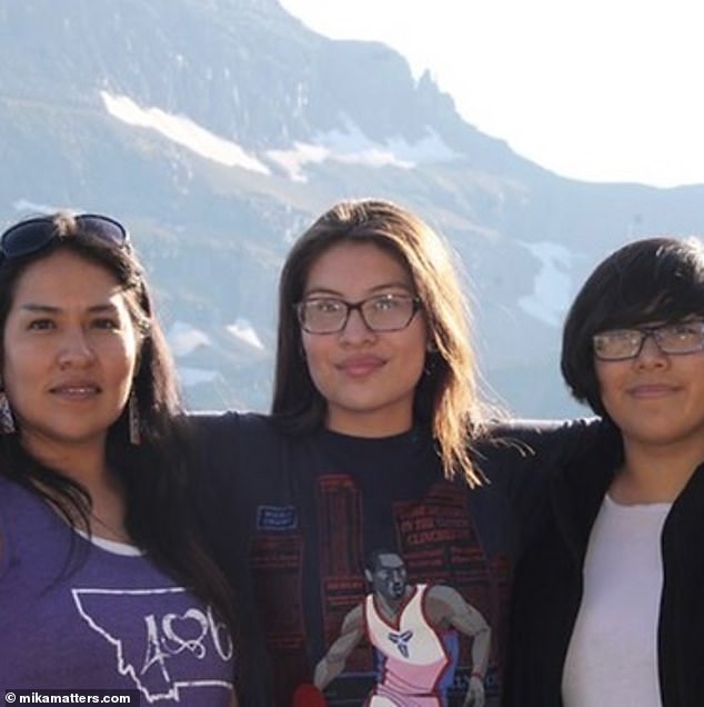 Westwolf's (middle) family led a statewide campaign calling for justice in her case, as well as in other cases of missing and murdered Indigenous women