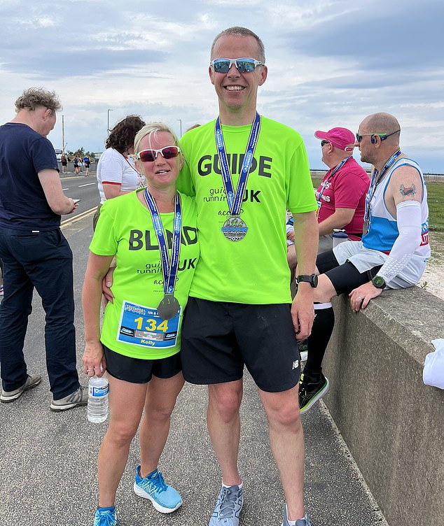 Kelly Barton, from Southport, Merseyside, met Mike Leatherbarrow in 2016 when he navigated her through a Parkrun