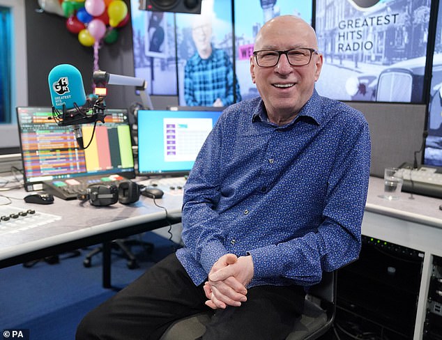 New job: His predecessor Ken Bruce, 72, moved to commercial rival Greatest Hits Radio (pictured) in March after hosting the same BBC program since 1986