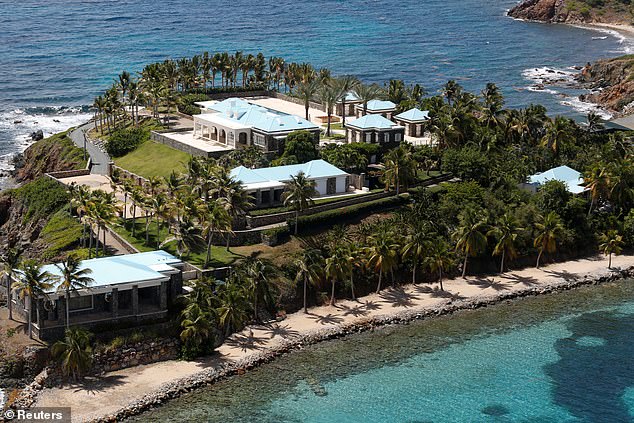 Epstein's infamous 'Pedophile Island' consisted of a mansion with a 10-person shower, guest villas, a helipad, a private dock and three private beaches, as well as a room with a dentist's chair