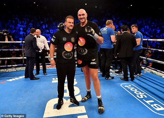 Davison worked with Fury for five fights and helped him return to the ring after a difficult period