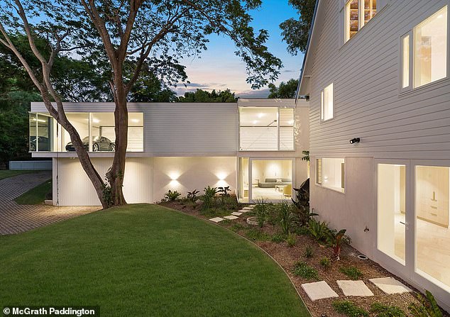 The beautiful family home in Brisbane's west was designed by Shaun Lockyer Architects