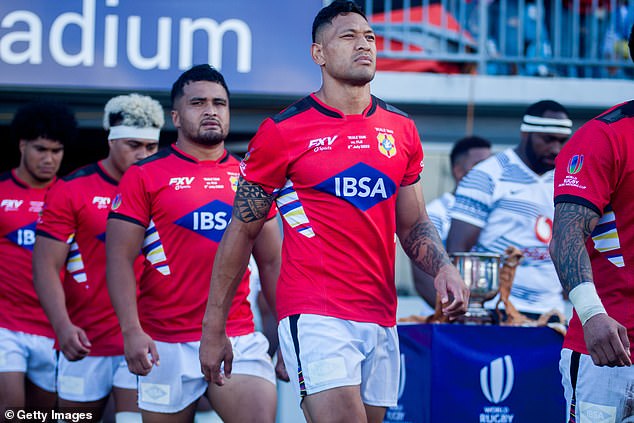 A 'devastated' Folau did not play for Tonga at the recent World Cup in France due to an injury