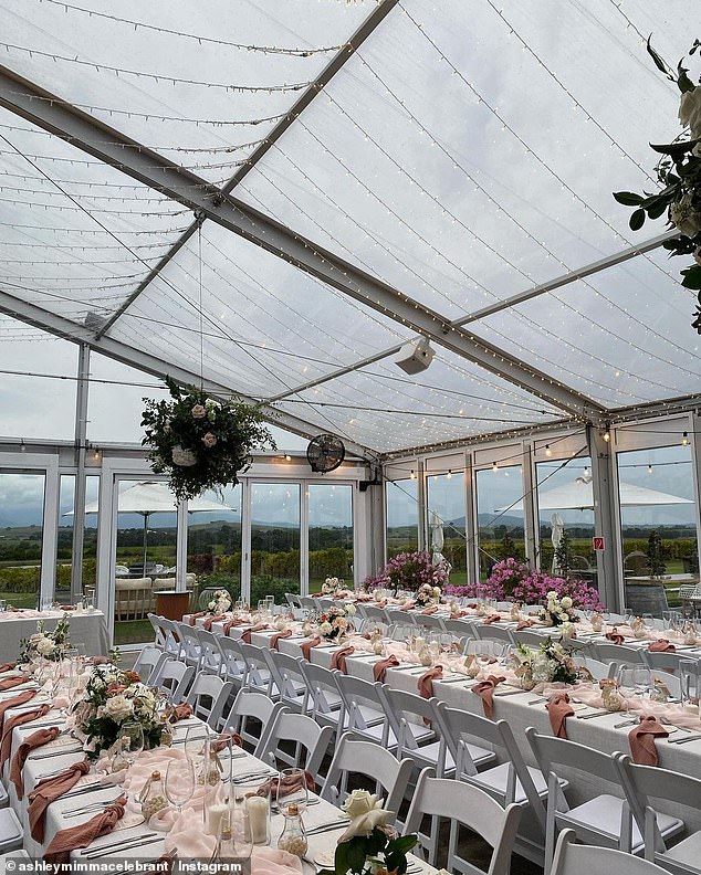 The glitzy venue costs $13,800 to rent – ​​and that's before catering and flowers are factored in