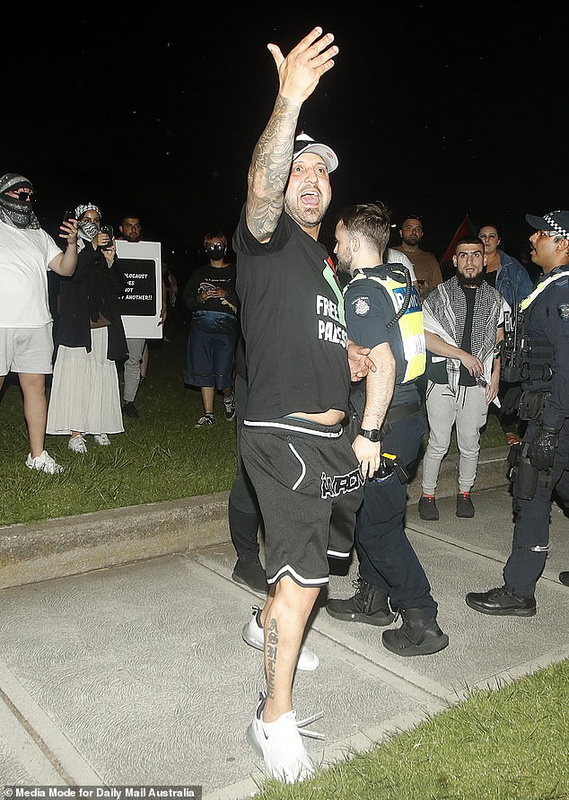 1699669876 412 Caulfield protests after Burgertory store burns down More dramatic video