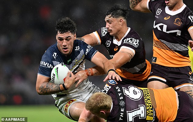 Taunoa-Brown has been cut and become a regular for the North Queensland Cowboys in their NRL squad