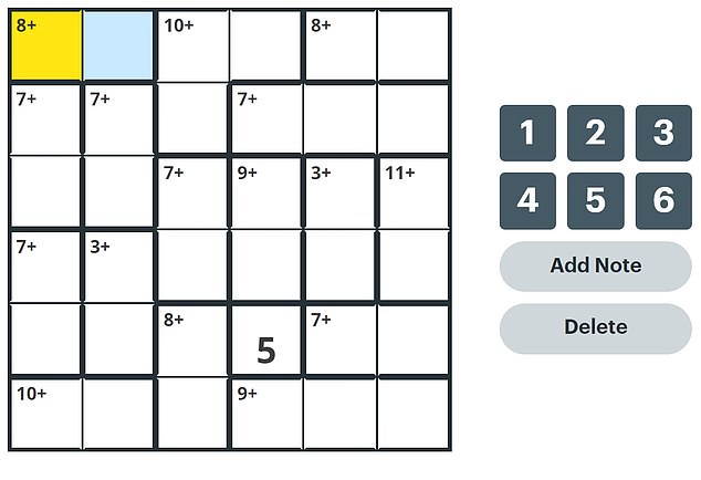 In KenKen, players must take into account the numerical value of the number and perform arithmetic operations, unlike in Sudoku where the numbers serve only as symbols