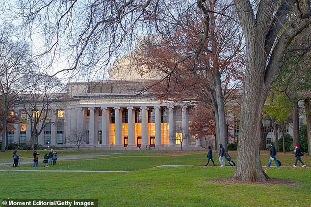 The student protester said: 'As you witness an ongoing genocide of Gaza in the silence of MIT, I join hundreds of students walking out of class across the city'