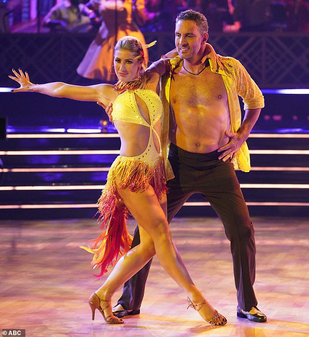 Despite their split, Kyle recently revealed she was 'surprised' by Mauricio's apparent date with DWTS partner Emma Slater (seen last month on ABC's Dancing with the Stars)