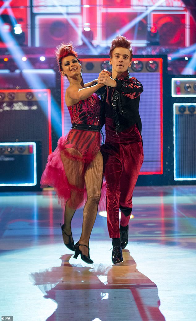 On screen: The professional dancer met her partner Joe when he starred in the 16th series of the BBC competition in 2018