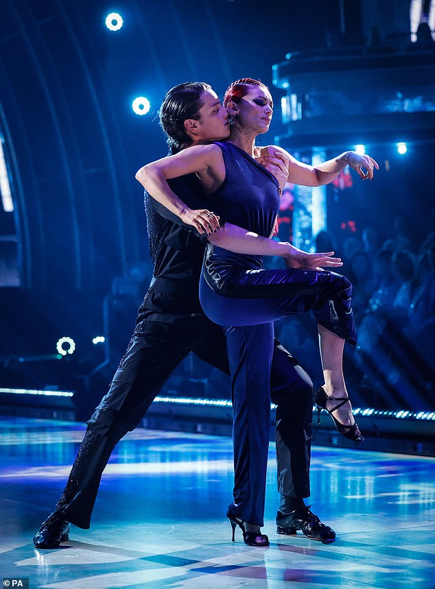 Passionate: Earlier this week, Dianne and Bobby discussed their intense performance on Saturday night's show, which ended in a passionate almost-kiss