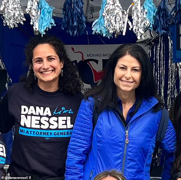 Michigan Attorney General Danal Nessel paid a heartbreaking tribute to Woll (pictured together), saying the Jewish leader was 