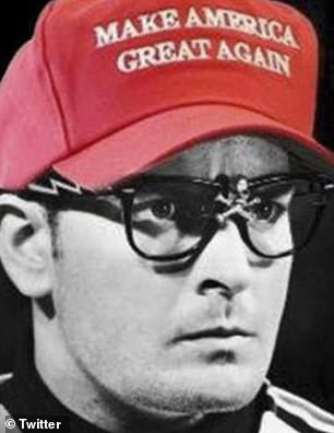 He was known on social media as Ricky Vaughn, based on Charlie Sheen's character in 'Major League', which he used as his Twitter avatar