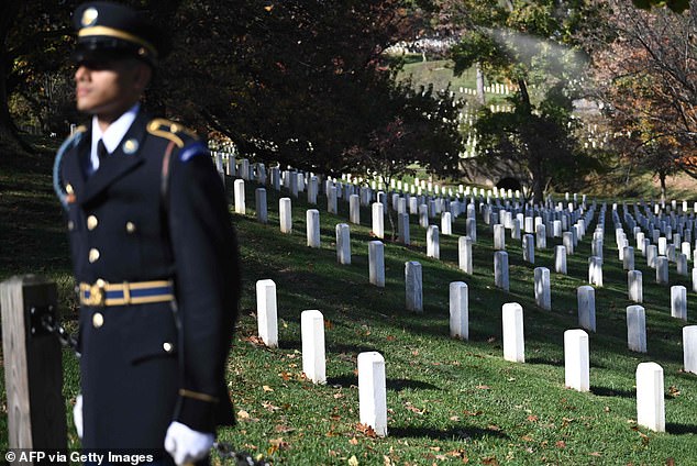 Saturday's service was the 70th annual National Veterans Day Observance at Arlington National Cemetery