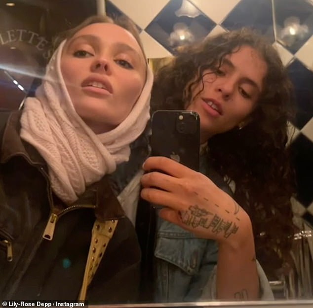 Off to a strong start: Depp and 070 Shake were spotted in each other's company for the first time during Paris Fashion Week