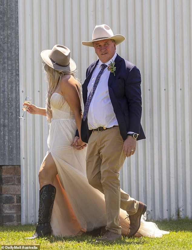 1699763278 165 Barnaby Joyce wedding Ex nationalist leader marries his former mistress Vikki