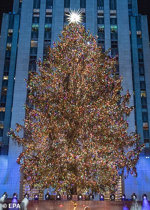 Rockefeller Center Christmas tree in 2022