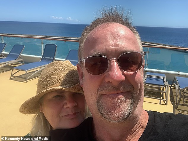 'We feel completely ignored.  It's absolutely disgusting.  We have always had quite expensive holiday packages, but we are certainly not valued customers.'  said Tracy (photo with husband Matty)