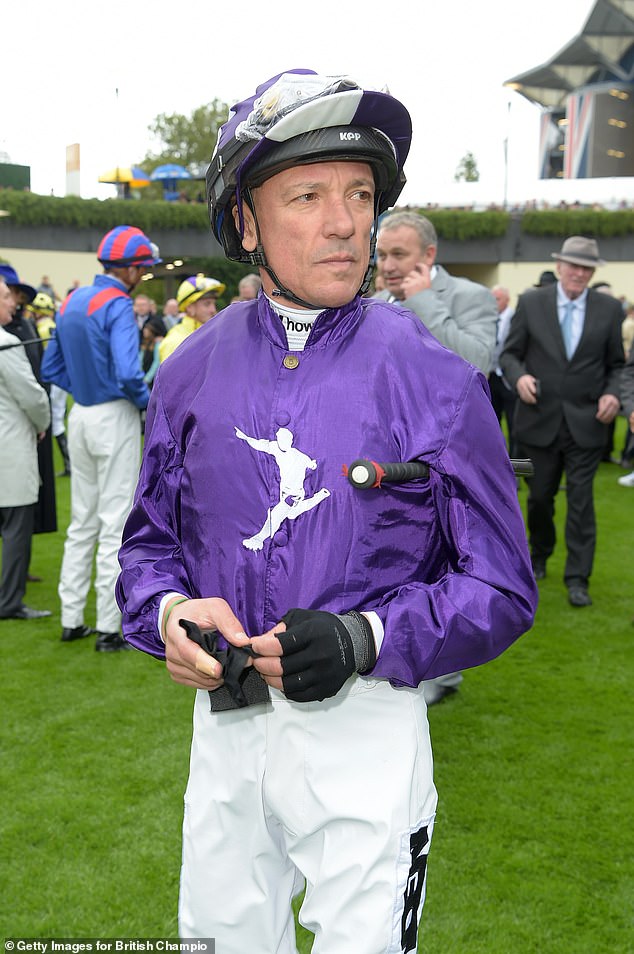 Intriguing: Frankie Dettori has also raised suspicions after announcing his retirement from horse racing after 35 years in December last year (pictured last month)