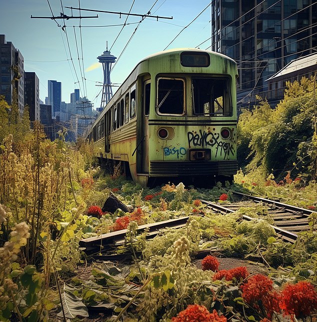 ChatGPT writes: 'A century in the future, Seattle is a serene testament to nature's reclamation'