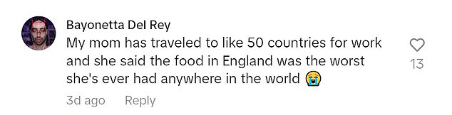 1699799725 302 American woman sparks furious debate after claiming all British food