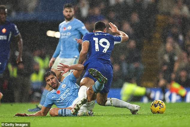 Ruben Dias' rash tackle inside stoppage time gave the hosts the chance to level the score