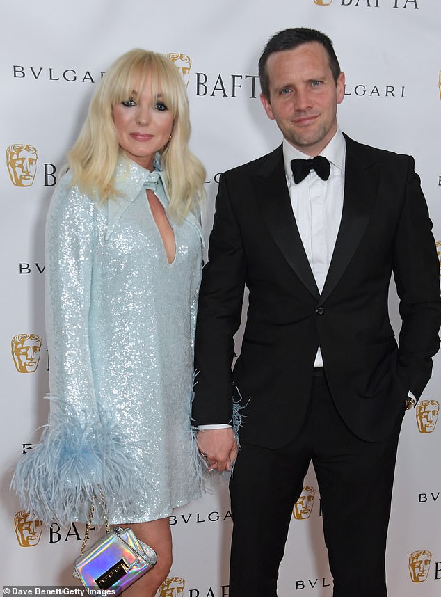 Breakup: Meanwhile, Helen split from her partner Jack Ashton the same month, after they first met on the set of Call The Midwife seven years earlier (pictured together in 2022)