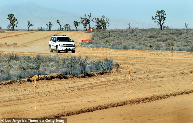 Located 100 miles northeast of LA in Kern County in the Antelope Valley, California City consists mostly of named roads but no houses.