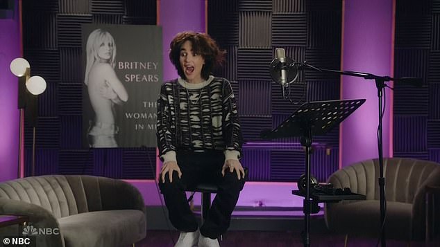 'Can't Read': The sketch ends with Timothée's character (played by Chloe Troast) doing 'take 27' where he finally admits that he 'can't read' and leaves