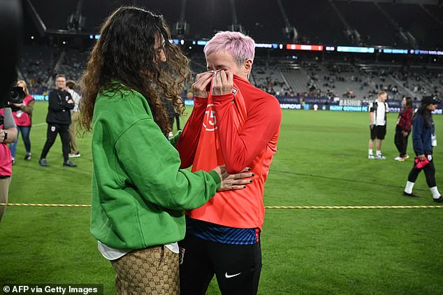 “I wasn't overly emotional about it,” Rapinoe said.  “I mean, I tore my Achilles tendon in the sixth minute in my last ever match in the literal championship match.”