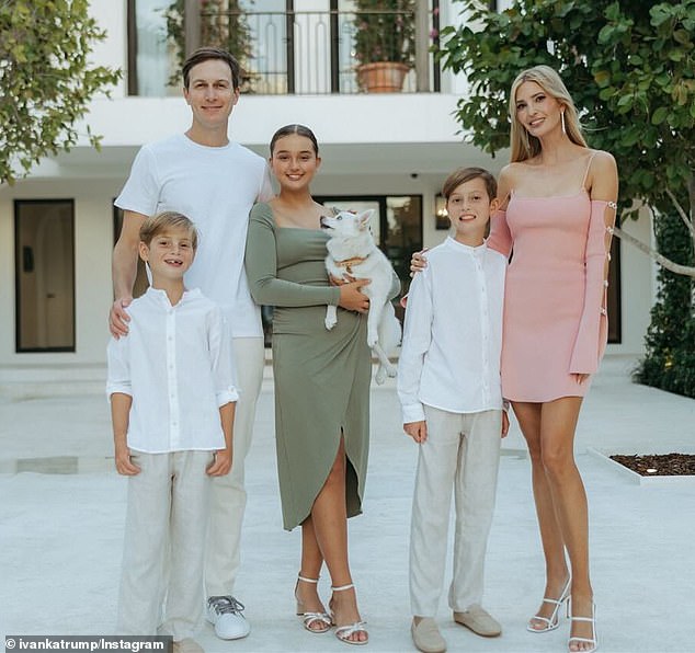 Ivanka Trump and Jared Kushner have finally moved into their newly renovated mansion with their three children, Arabella, Joseph and Theodore