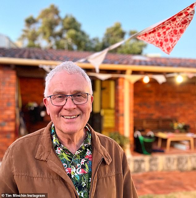 Parents: The star was born to Australian parents – Ros and David (pictured) – in Northampton, UK, and grew up in Perth alongside his older brother, Dan, and two younger sisters, Katie and Nel